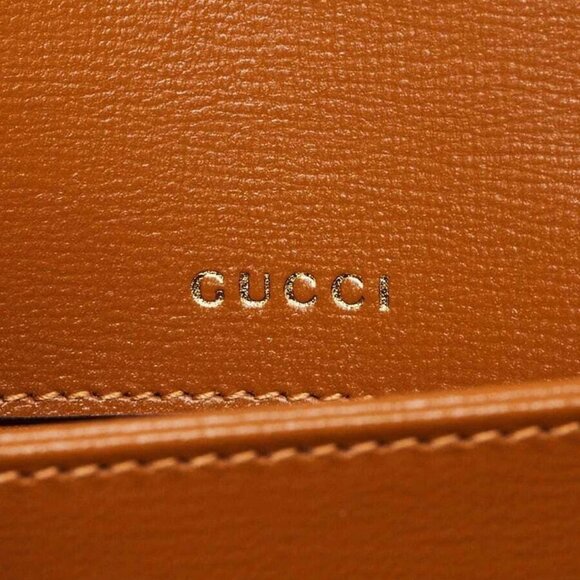 Gucci Light Brown Suede and Shearling Horsebit 1955 Small Bag - Picture 9 of 11